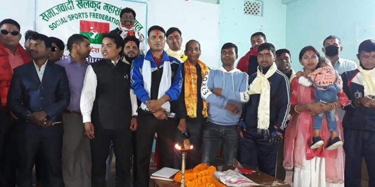 सरकारको आग्रहलाई बेवास्ता गर्दै समाजवादी, सयौं उपस्थितीमा रौनियार सेवा सदन लहानमा बिसु अभियान