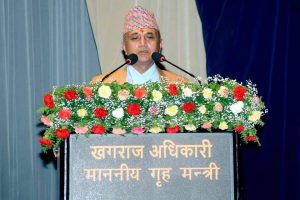 विपद् व्यवस्थापनबारे सात वटै प्रदेशका आन्तरिक मामिला मन्त्रीसँग गृहमन्त्री अधिकारीले गरे छलफल