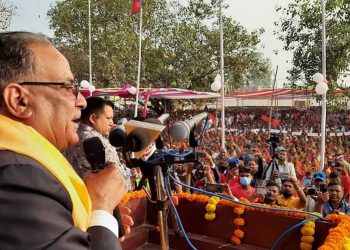 रौतहतमा अध्यक्ष प्रचण्डले भने-‘ओलीले गर्दा मधेसीहरु अधिकारबाट बञ्चित भए ’