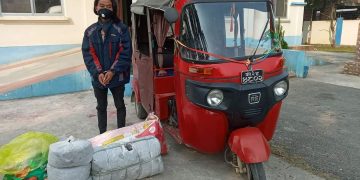 १६ केजी गाँजा सहित टेम्पु र चालक पक्राउ