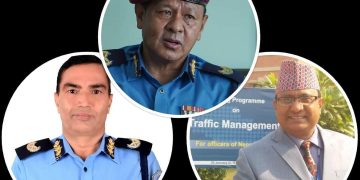 नेपाल प्रहरीका तीन डिआईजीको सरुवा