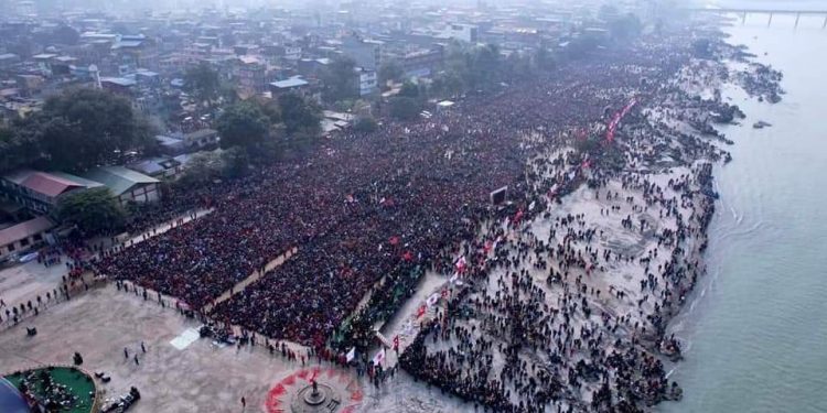 चितवनमा एमालेको शक्ति प्रदर्शन