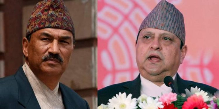 पूर्वराजा ज्ञानेन्द्र र कमल थापाबीचको दूरी
