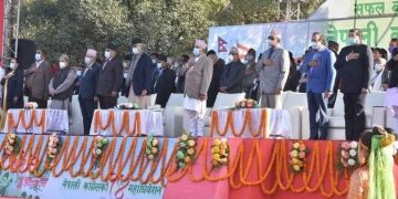 केपी ओली र माधव नेपाल एउटै मञ्चमा