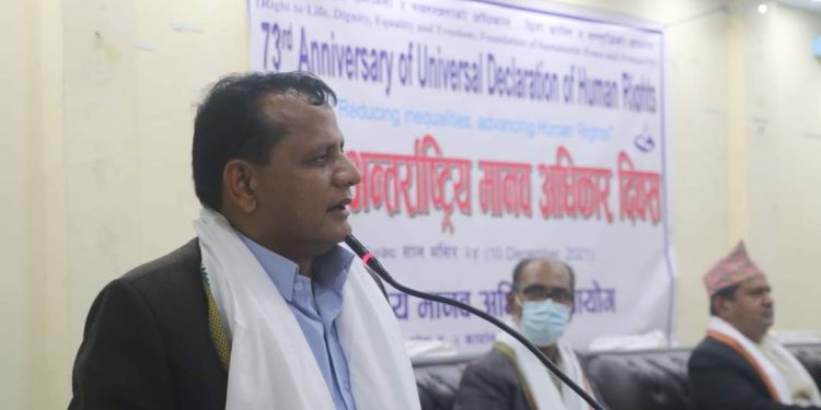 मानव अधिकार, मानव जीवनका लागि अत्यावश्यक : मुख्यमन्त्री राउत