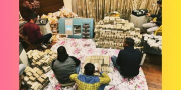 उत्तर प्रदेशको कानपुरमा एक ब्यापारीको घरबाट १ सय ५० करोड बरामद, पैसा गन्नका लागि ६ वटा मेसिन मगाइयो