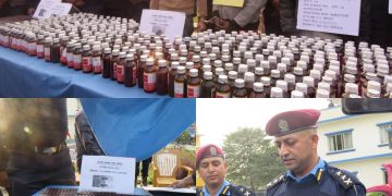 एक्सनमा एसपी काफ्ले ठुलो मात्रामा लागुऔषध सहित चारजना पक्राउ