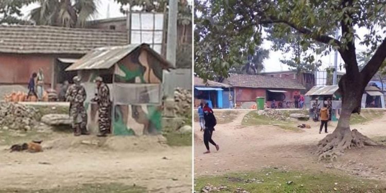 दशगजामा भारतीय सीमा सुरक्षा बलको सुरक्षा पोष्ट