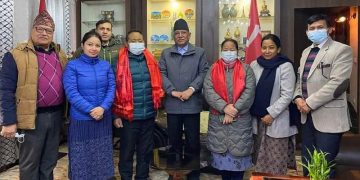 अध्यक्ष प्रचण्डलाई भेट्न खुमलटार पुगे बर्षमान पुन