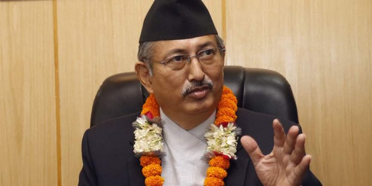 गृहमन्त्रीद्वारा १२ जिल्लाका प्रहरी प्रमुखसँग शान्तिसुरक्षा र कोभिडबारे टेलिफोन वार्ता