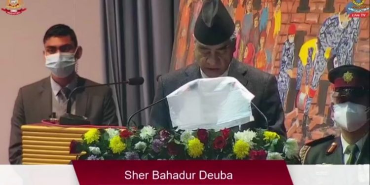 विपद् र सीमा सुरक्षामा सशस्त्रको भूमिका प्रशंसनीय छ : प्रम देउवा