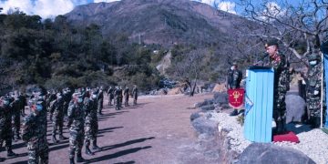प्रधानसेनापति प्रभुराम शर्माद्वारा तिंकर सडकको निरीक्षण