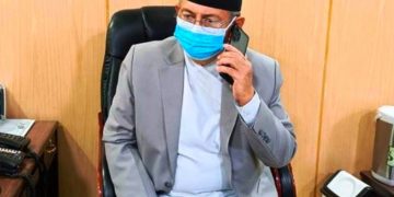 गृहमन्त्री खाँणद्वारा सिडीयोसँग टेलिफोन वार्ता