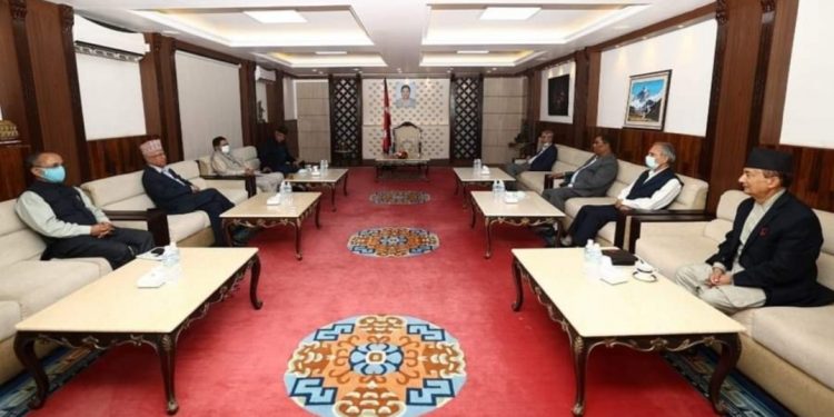 एमसीसीबारे सत्ता गठबन्धनको बैठकमा सहमति जुटेन,फेरि भोलि विहान १० बजे बैठक बस्ने