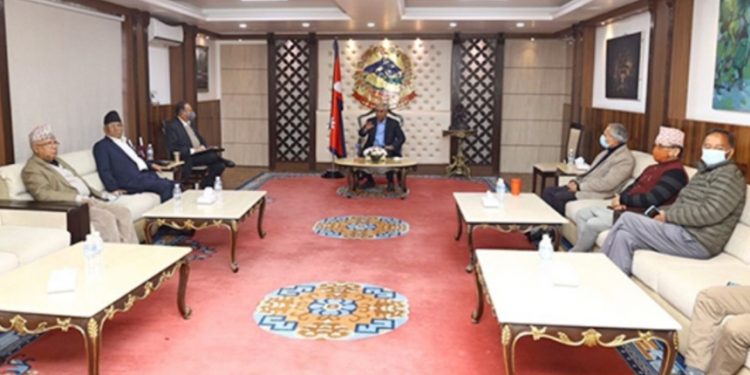 सत्ता गठबन्धनको बैठक सकियो, भोलि फेरि बस्ने