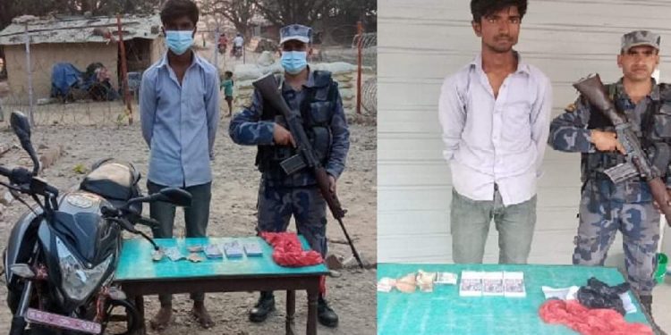 नक्कली नोटसहित एक युवक सशस्त्र प्रहरीको फन्दामा