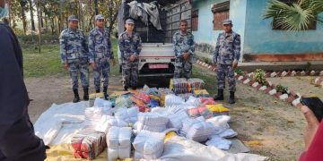 सशस्त्र प्रहरीद्वारा तस्करीको सामान बरामद