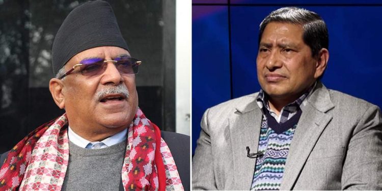 अध्यक्ष प्रचण्ड र नेता नारायणकाजीबीच भेटवार्ता