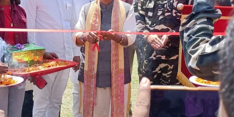 18 वीं वाहिनी सस्त्र सीमा बल के द्वारा लदनिया में सिविक एक्शन प्रोग्राम का आयोजना