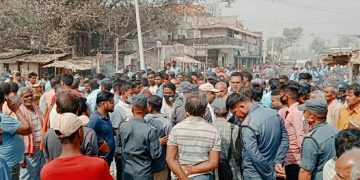धनुषामा प्रहरी र व्यवसायीबीच झडप