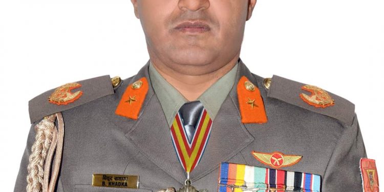 सशस्त्र प्रहरीको प्रवक्तामा सशस्त्र प्रहरी नायव महानिरीक्षक खड्का