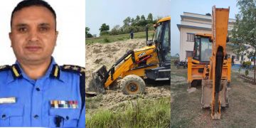 अबैध उत्खनन विरुद्ध सिराहा प्रहरीको अप्रेसन