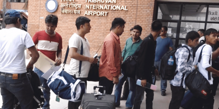 चैतमा रोजगारीका लागि विदेशिए ५५ हजार नेपाली
