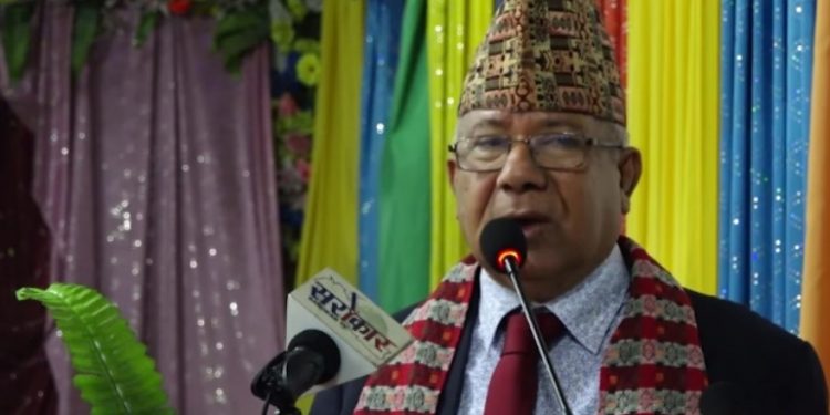 केपीलाई लक्षित गर्दै माधवकुमार  नेपालले भने-‘जो चोर उसकै ठूलो स्वर’