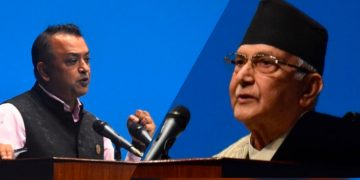 ओलीलाई गगनको व्यंग्य : रन्थनिएको बेलामा बसेर, उठेर र सुतेर जसरी बोले पनि हुन्छ