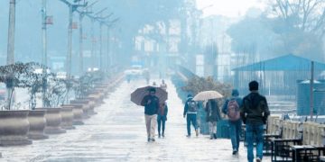 काठमाडौंमा बिहानैदेखि वर्षा, यस्तो हुनेछ देशभरको मौसम