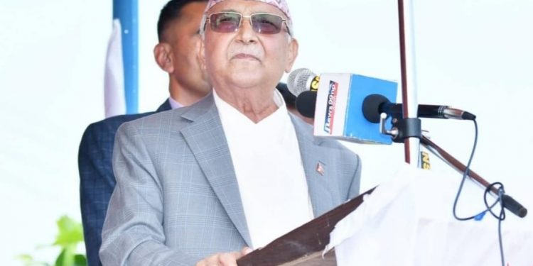 एमाले अध्यक्ष ओलीले आज चार वटा चुनावी सभालाई सम्बोधन गर्दै