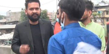 पत्रकारलाई बालेन साहले गरे दुर्व्यवहार