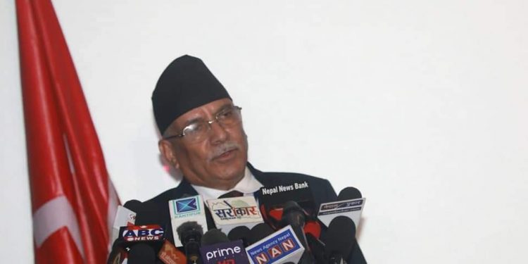 एसपीपी स्वीकृत गर्ने काम ओली नेतृत्वको तत्कालीन सरकारले गरेको घाम जत्तिकै छर्लङ्ग छ : प्रचण्ड