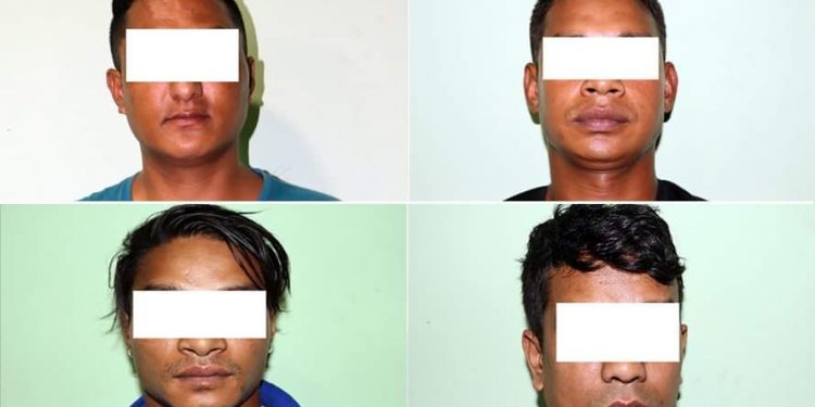 श्रृंखलावद्ध चोरी गर्ने गिरोहका चार जना पक्राउ