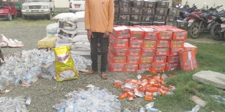 प्रहरीकै सेटिङमा बालबालिका प्रयोग गरेर मदिरा तस्करी