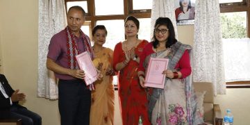 नेपाल प्रहरी श्रीमती संघ र एन-प्याबसनबीच सम्झौतापत्रमा हस्ताक्षर
