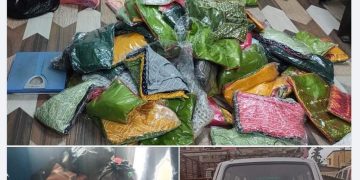 अवैध लत्ताकपडा र खाद्यान्न बरामद
