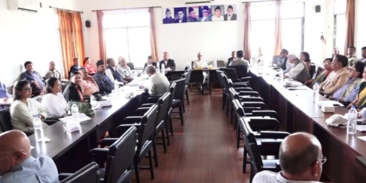 स्थानीय तह निर्वाचन परिचालन समितिले तयार पारेको प्रतिवेदन पारित