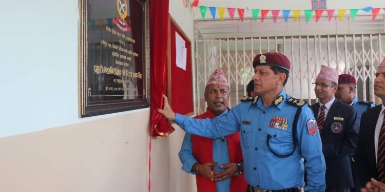 आईजीपी सिंहबाट नेपाल पुलिस स्कुल साँगामा नवनिर्मित भवनहरूको उद्‌घाटन