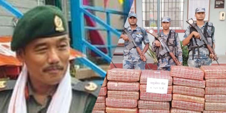 एक्सनमा डीआईजी मगर : दुई सय चालीस किलो लागू औषध गाँजा बरामद