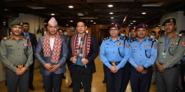नेपाल र सशस्त्र प्रहरीका प्रमुख अमेरिका प्रस्थान