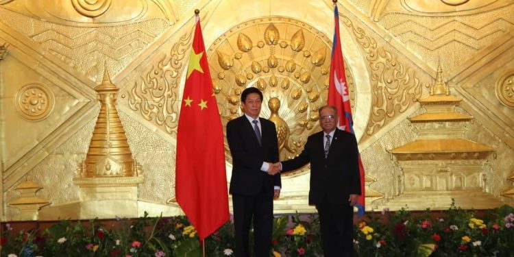 नेपाल–चीन बीचको व्यापार घाटा कम गर्न अध्यक्ष प्रचण्डको चिनियाँ पक्षसँग आग्रह