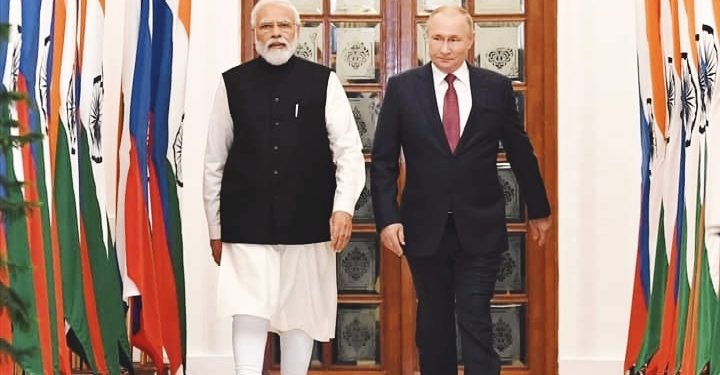 मोदी र पुटिनबीच भेटवार्ता हुने