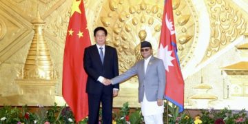 चिनियाँ नेता ली चान्शु र सभाध्यक्ष तिमिल्सिानाबीच भेटवार्ता