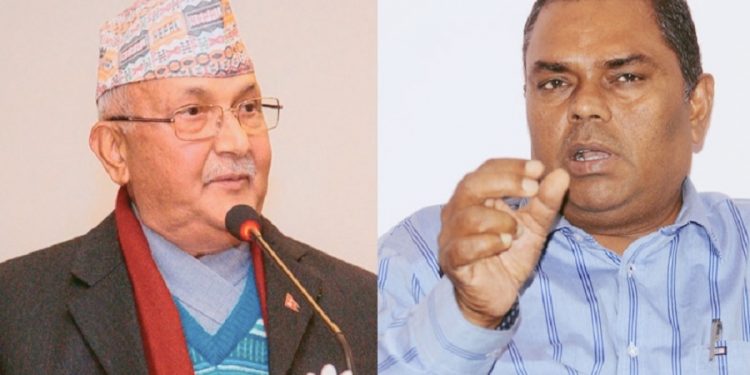 गठबन्धनको बैठक छाडेर उपेन्द्र यादव पुगे ओली निवास