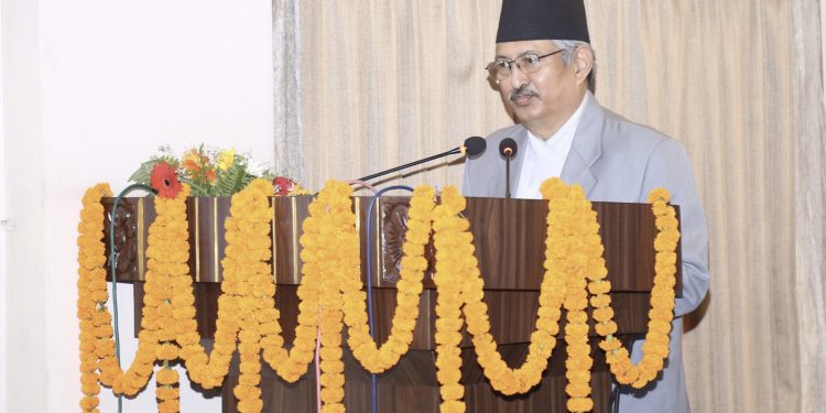 प्रहरीका अधिकृत र जवानहरूको सुविधा वृद्धि गर्न सरकारले प्रयत्न गरिरहेकाे छ : गृहमन्त्री खाँण
