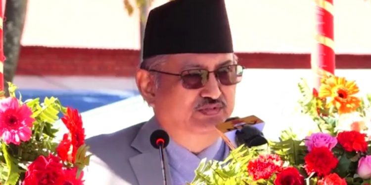 नेपाल प्रहरी र सशस्त्र प्रहरीको पेन्सन अवधि घटाउन सरकार सकारात्मक छ : गृहमन्त्री खाँण