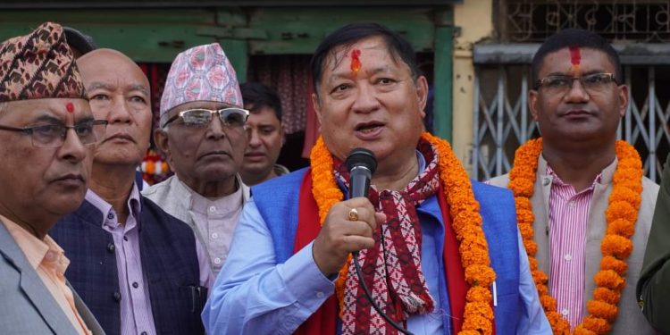 भगवतीको आशीर्वाद लिएर घरदैलो अभियानको सुरुवात