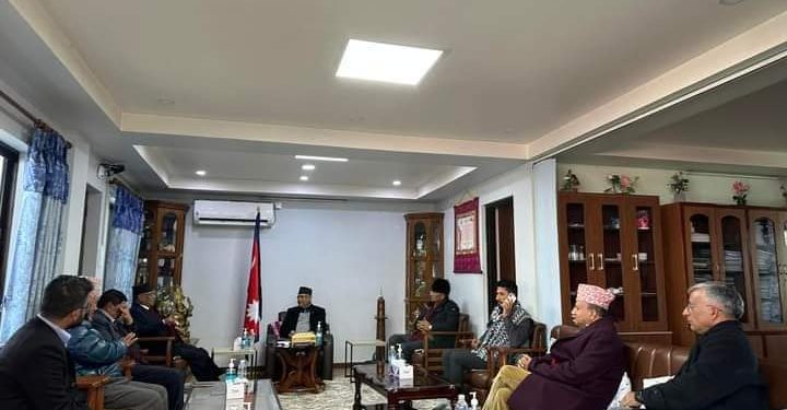 बालकोट पुगे प्रचण्ड, वार्तामा राई र लामिछाने पनि
