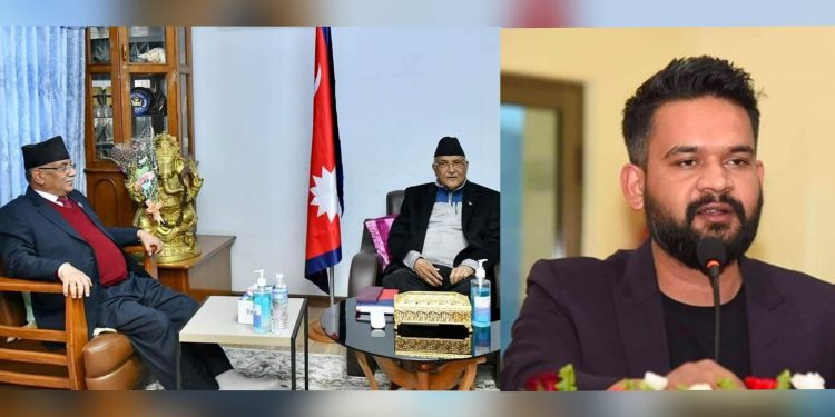 ओली-प्रचण्ड एकठाउँ भएपछि बालेन शाह आक्रोशित